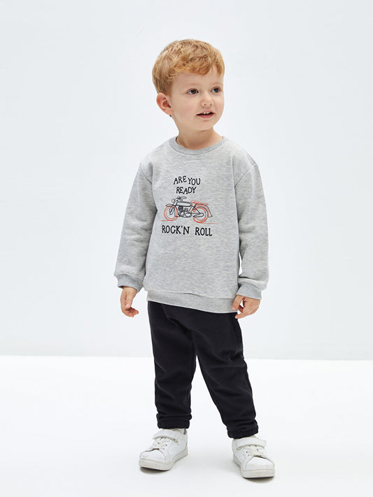 Basic Baby Boy Jogger Tracksuit Bottom with Elastic Waist