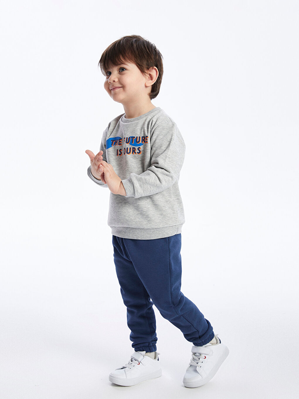 Basic Baby Boy Jogger Tracksuit Bottom with Elastic Waist