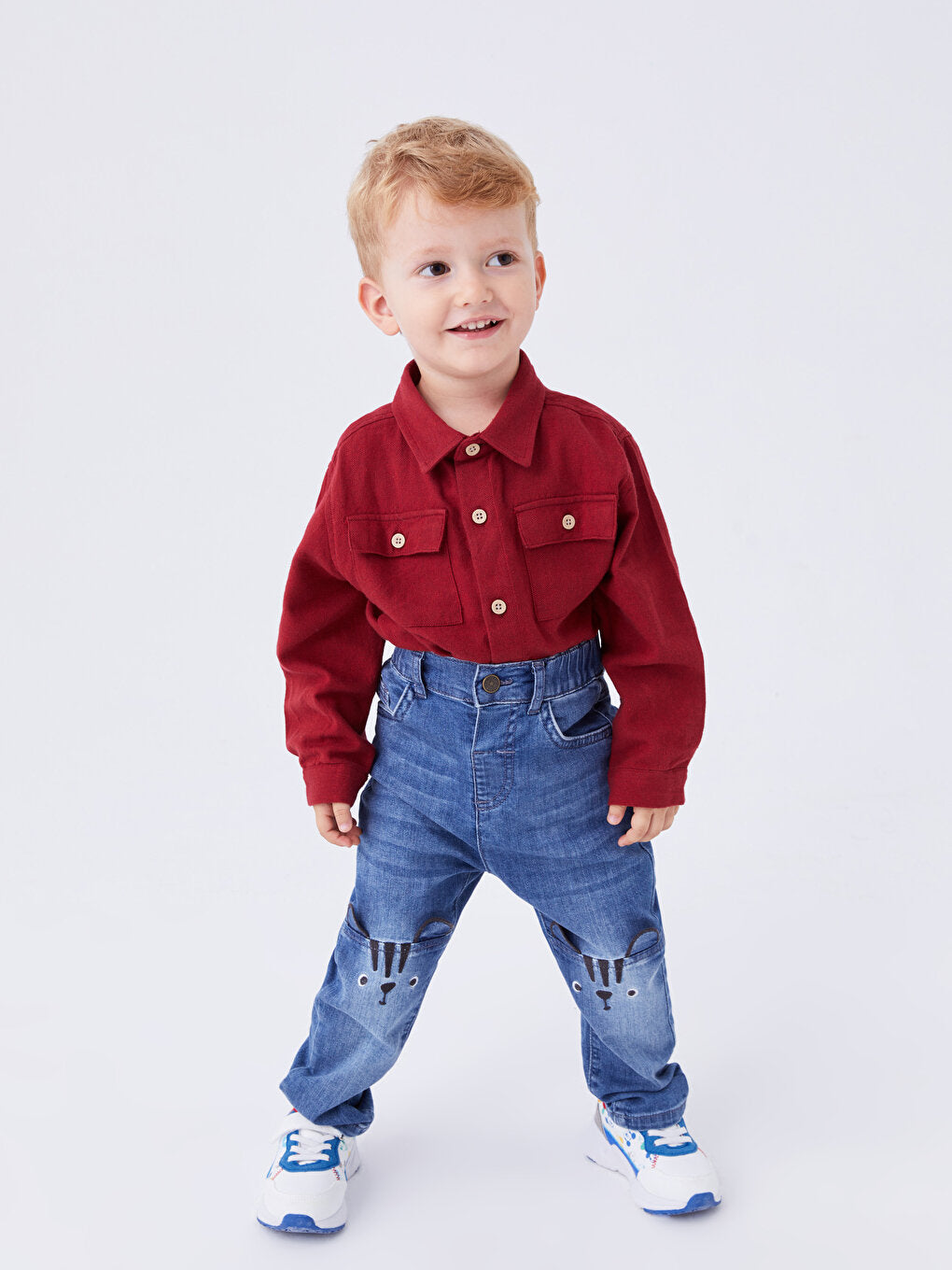 Printed Baby Boy Jean Trousers