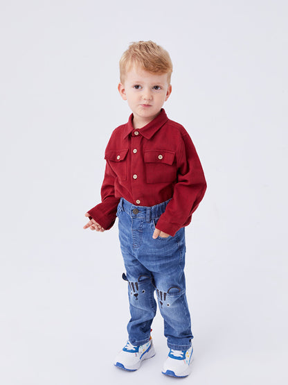 Printed Baby Boy Jean Trousers