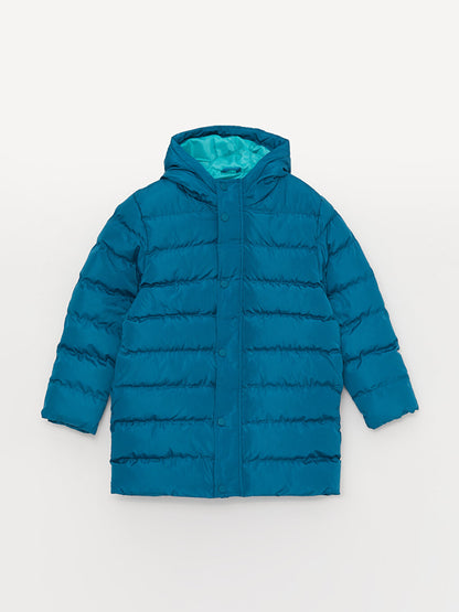 Hooded Boy's Puffer Coat