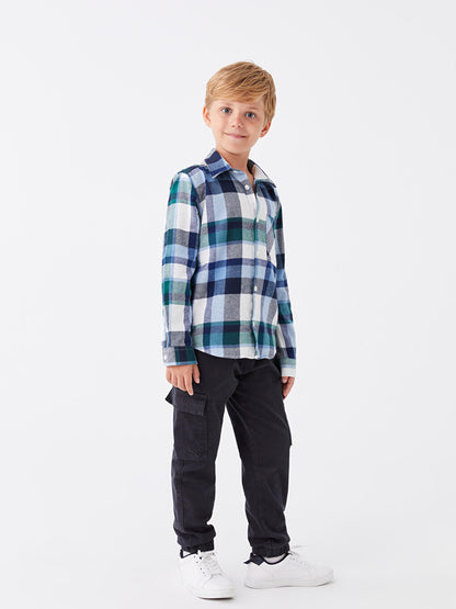 Plaid Long Sleeve Boys' Shirt