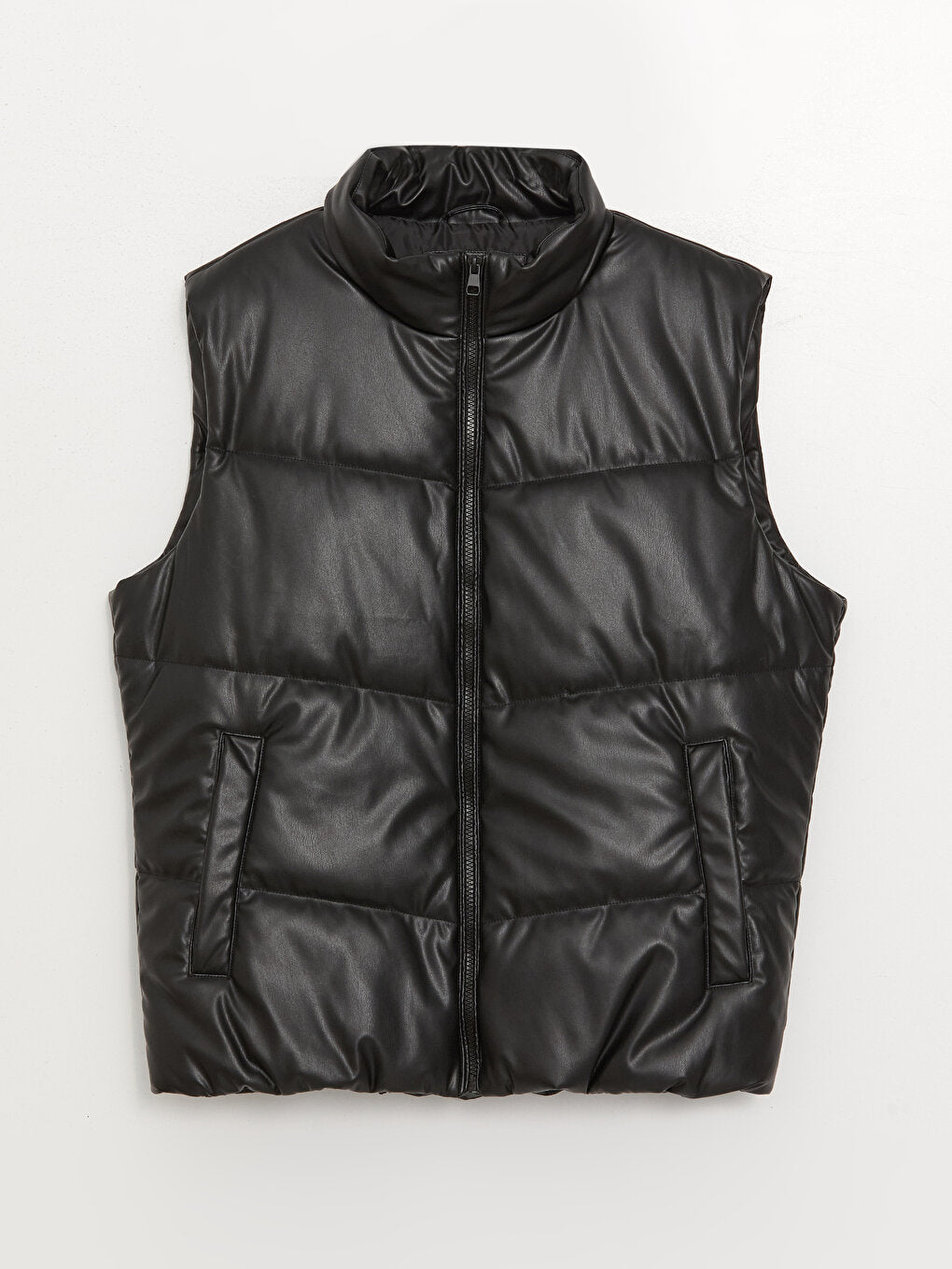 Standard Mold Stand Collar Men's Puffer Vest