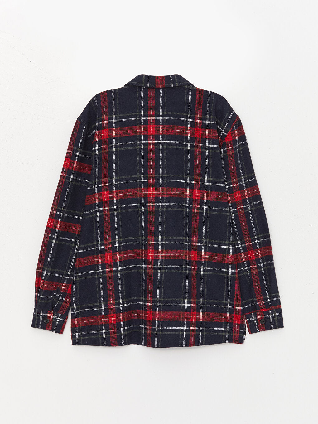 Comfortable Fit Long Sleeve Plaid Men's Lumberjack Shirt Jacket