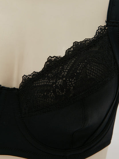 Underwire, Unpadded, Lace Detailed Supporting Bra