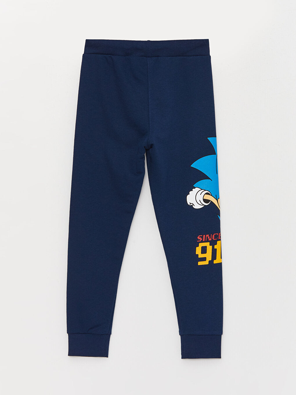 Elastic Waist Sonic Printed Boys' Jogger Sweatpants