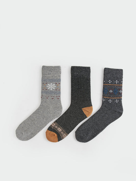 Patterned Men's Socks 3-pack