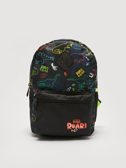 Printed Boy's School Bag