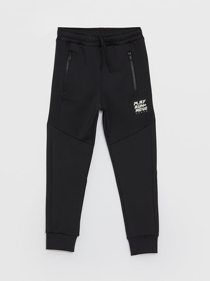 Boys' Jogger Sweatpants with Elastic Waist