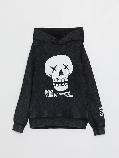 Comfortable Printed Boy's Hoodie