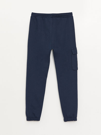 Boys' Cargo Sweatpants with Elastic Waist