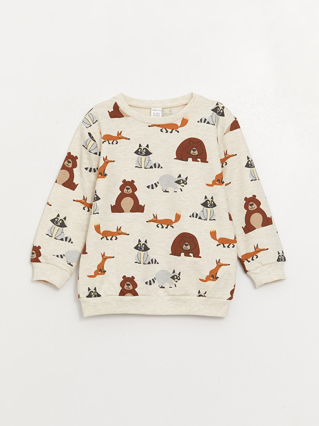 Crew Neck Long Sleeve Printed Baby Boy Sweatshirt Pack of 2