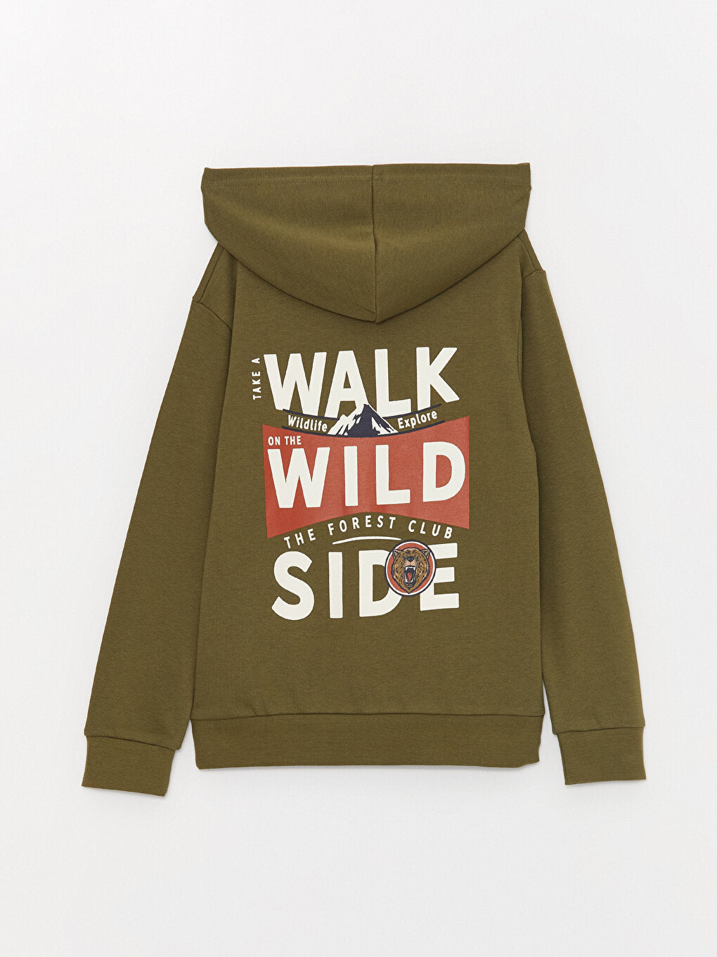 Printed Long Sleeve Boys Hoodie