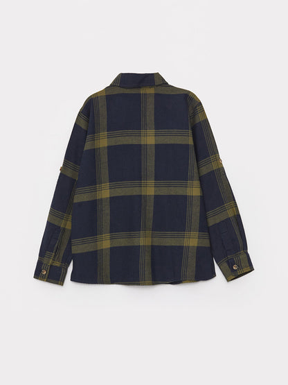 Plaid Long Sleeve Boys' Shirt