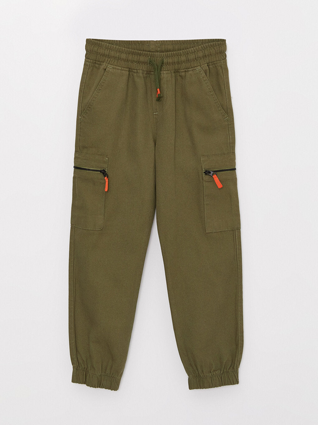 Boys' Cargo Pants with Elastic Waist