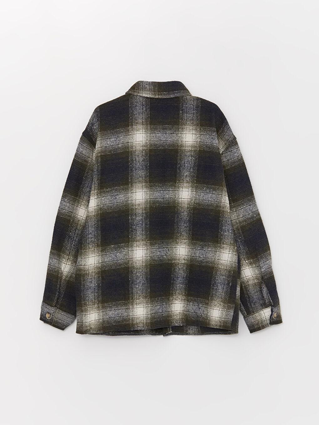 Comfortable Fit Plaid Boy's Shirt Jacket