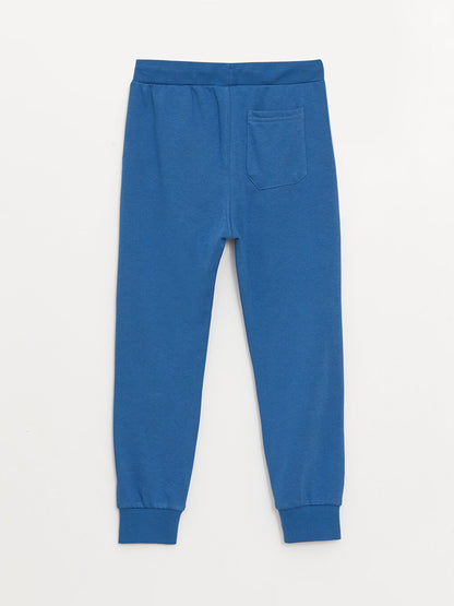 Basic Boy's Jogger Sweatpants with Elastic Waist