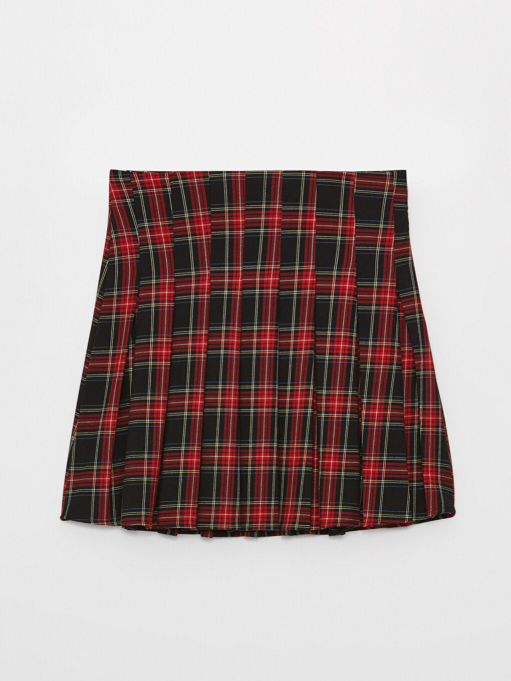 Standard Fit Plaid Women's Pleated Skirt