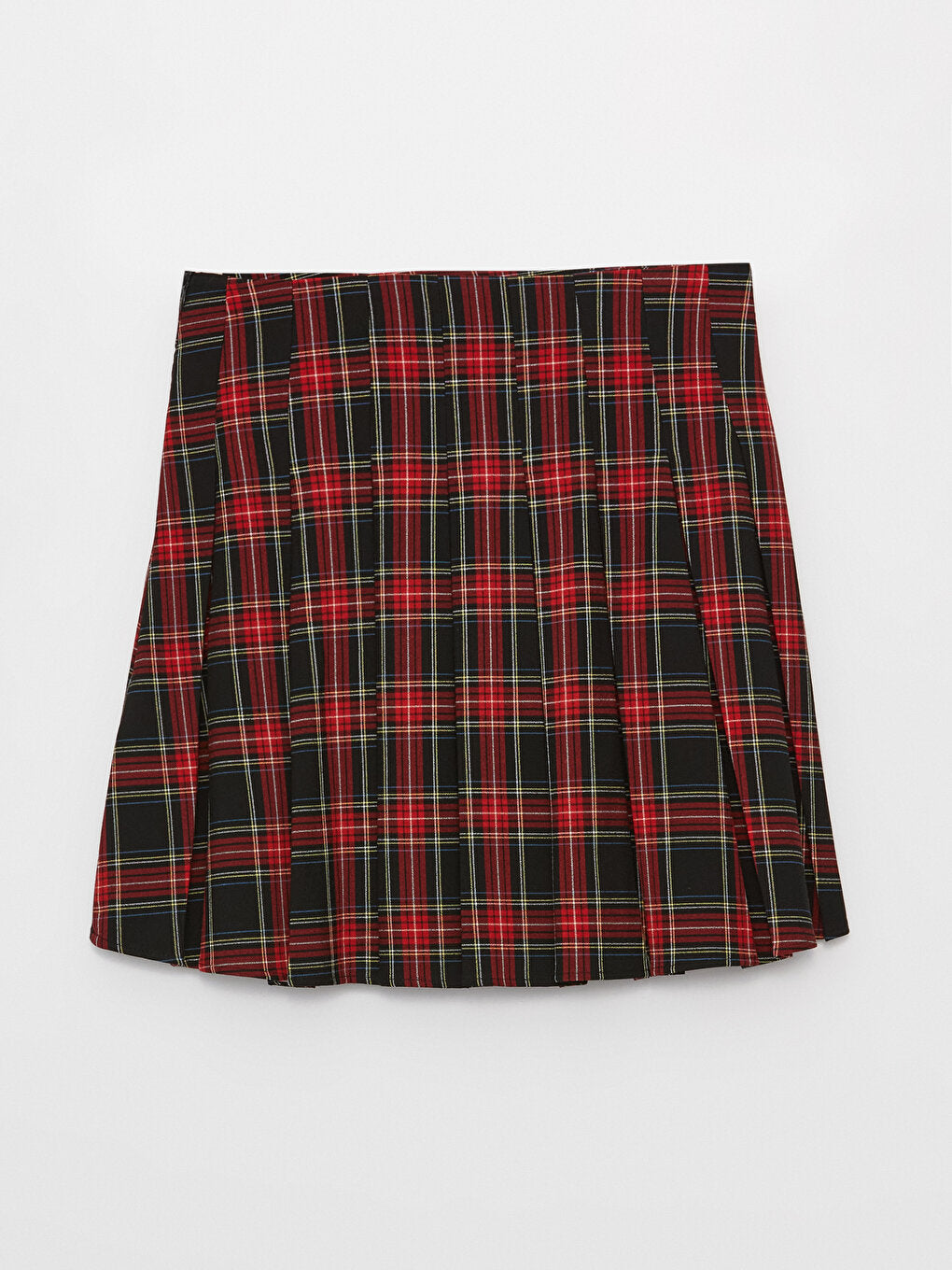 Standard Fit Plaid Women's Pleated Skirt