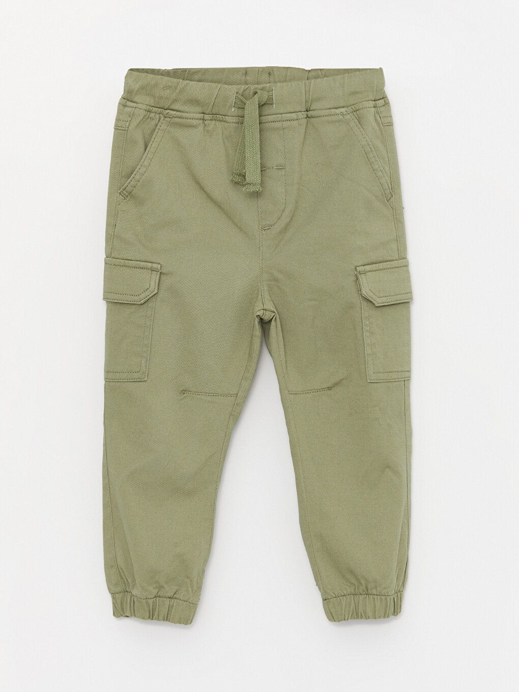 Basic Baby Boy Trousers with Elastic Waist