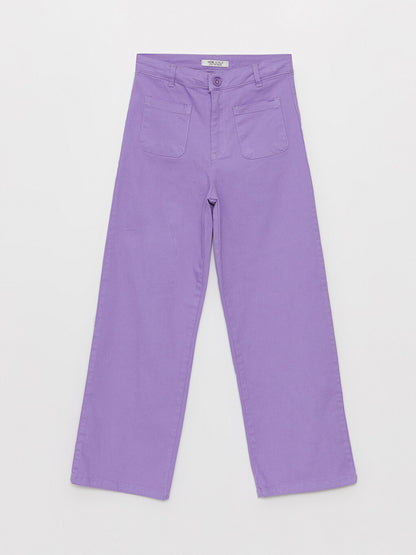 Wideleg Girls' Trousers