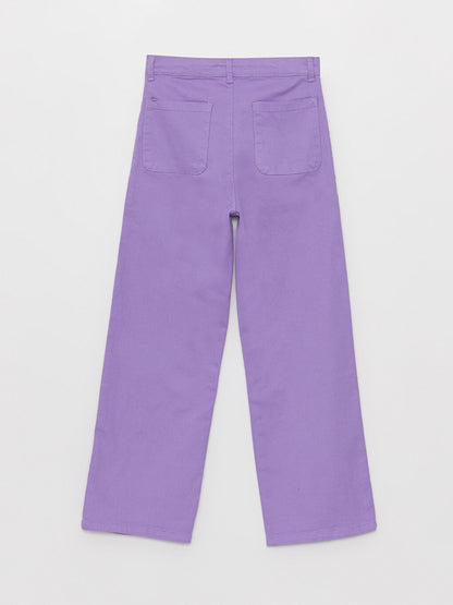 Wideleg Girls' Trousers