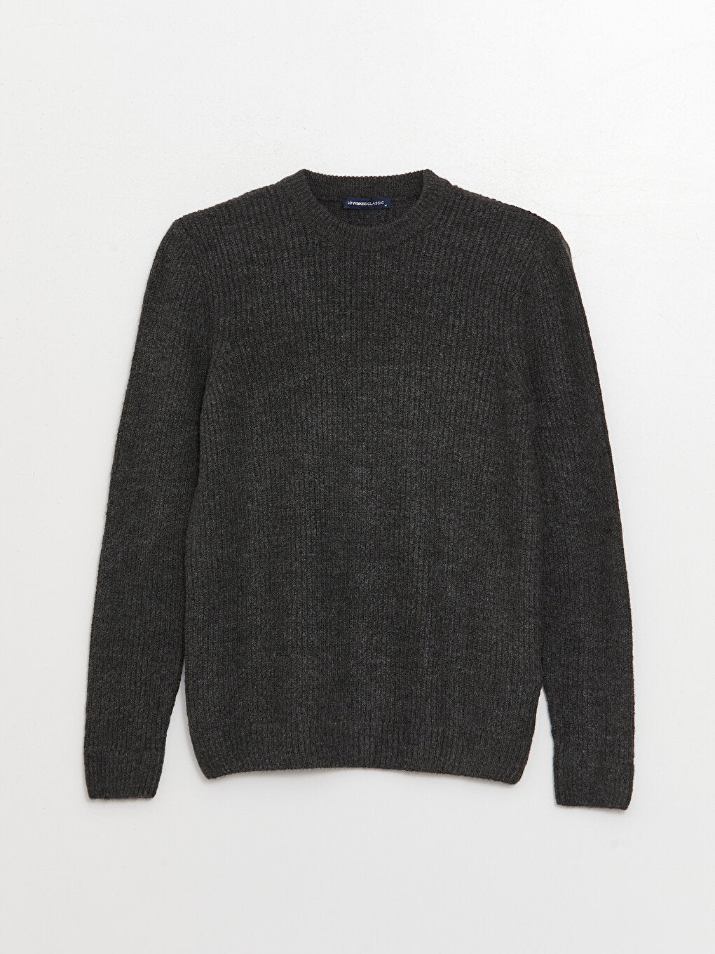 Crew Neck Long Sleeve Men's Knitwear Sweater