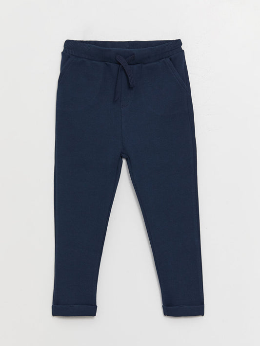 Basic Baby Boy Jogger Sweatpants with Elastic Waist