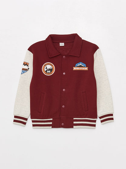 Printed Long Sleeve Boys' College Jacket