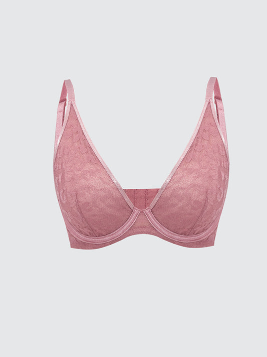 Underwire Unpadded Lace T-Shirt Bra