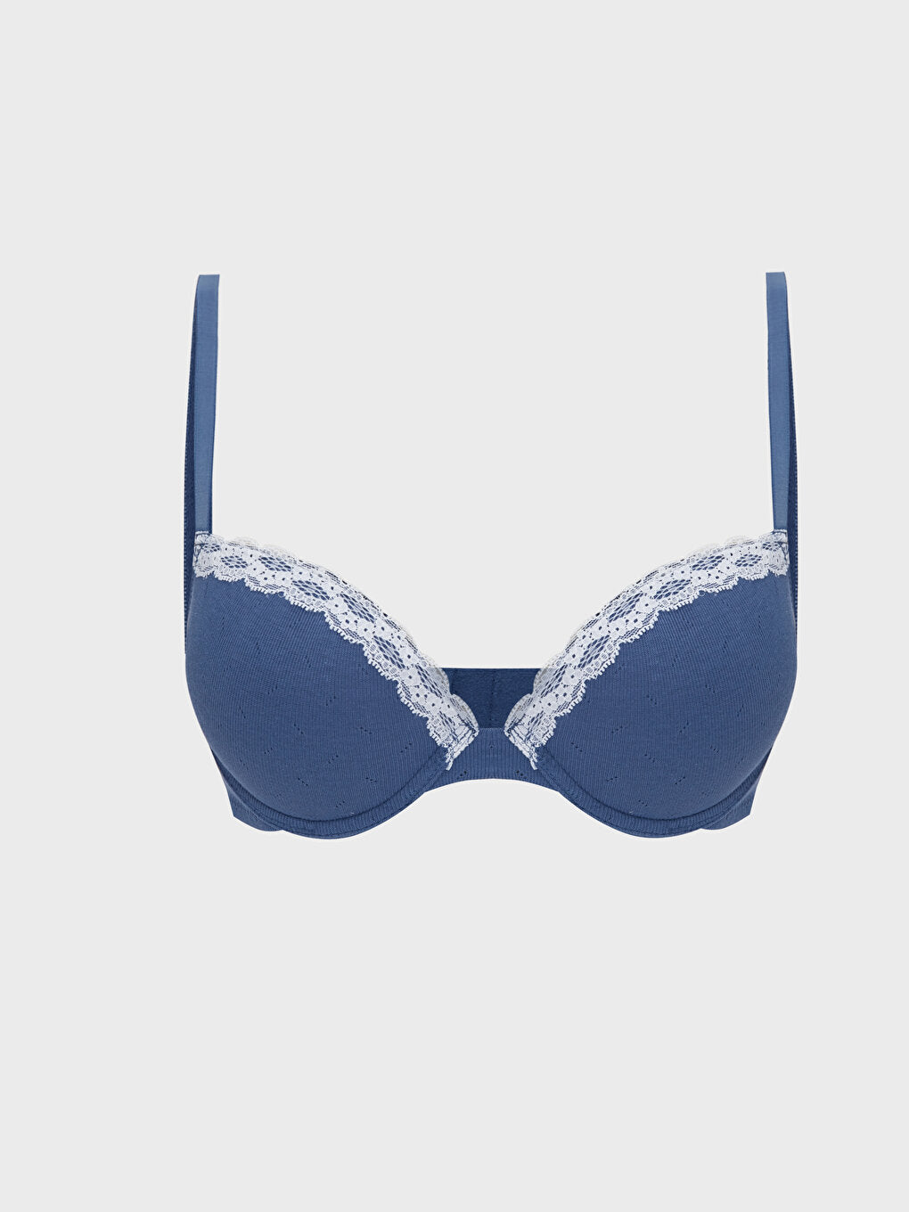 Underwire Half Padded Lace T-Shirt Bra