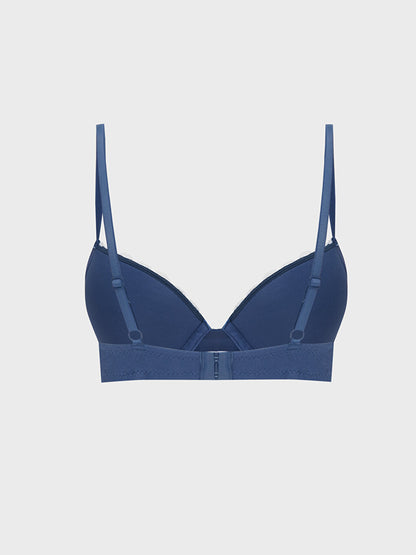 Underwire Half Padded Lace T-Shirt Bra