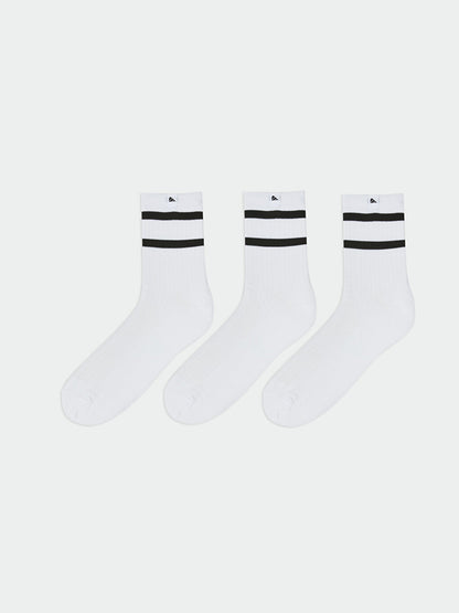 Striped Men's Sports Socks 3-pack