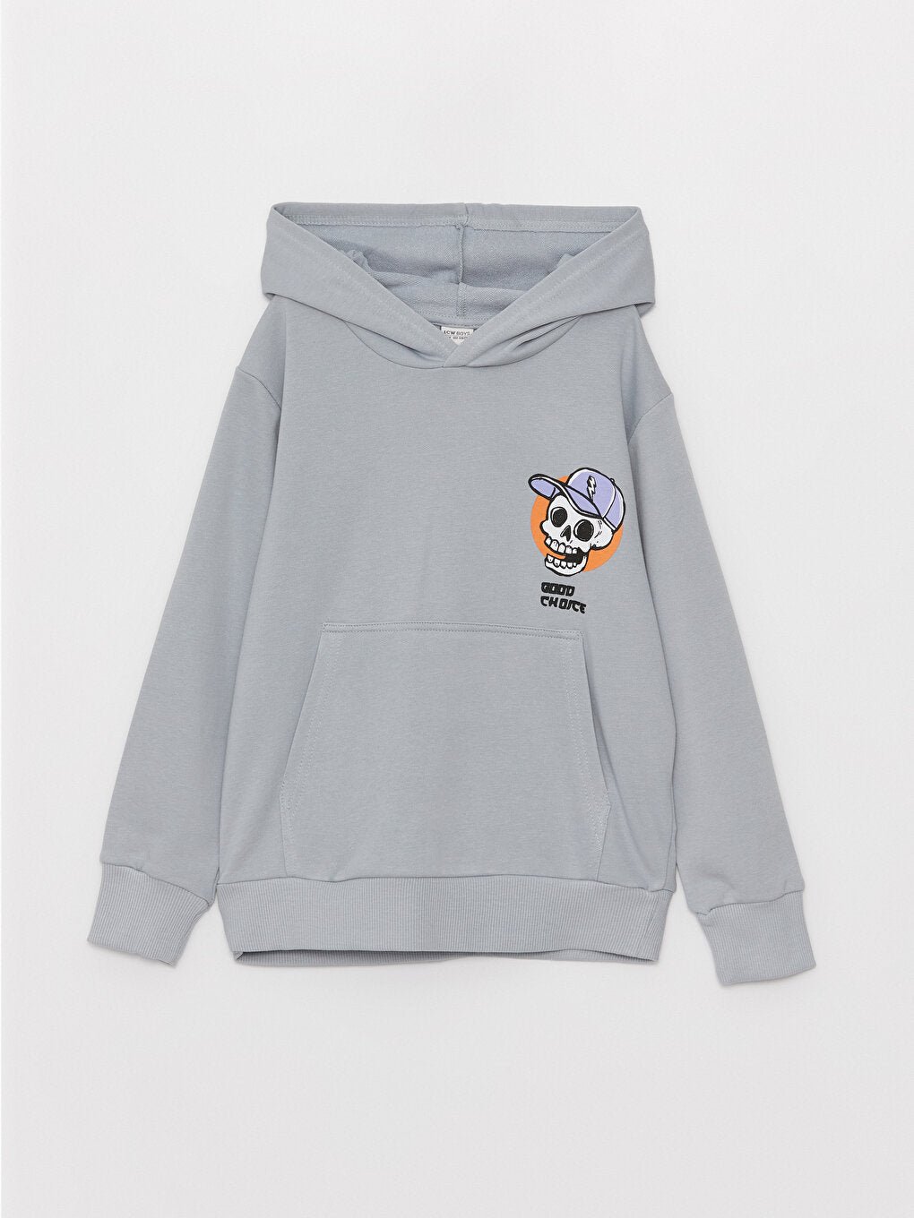 Printed Long Sleeve Boys Hoodie