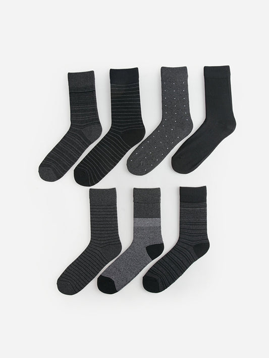 Patterned Men's Socks 7-pack