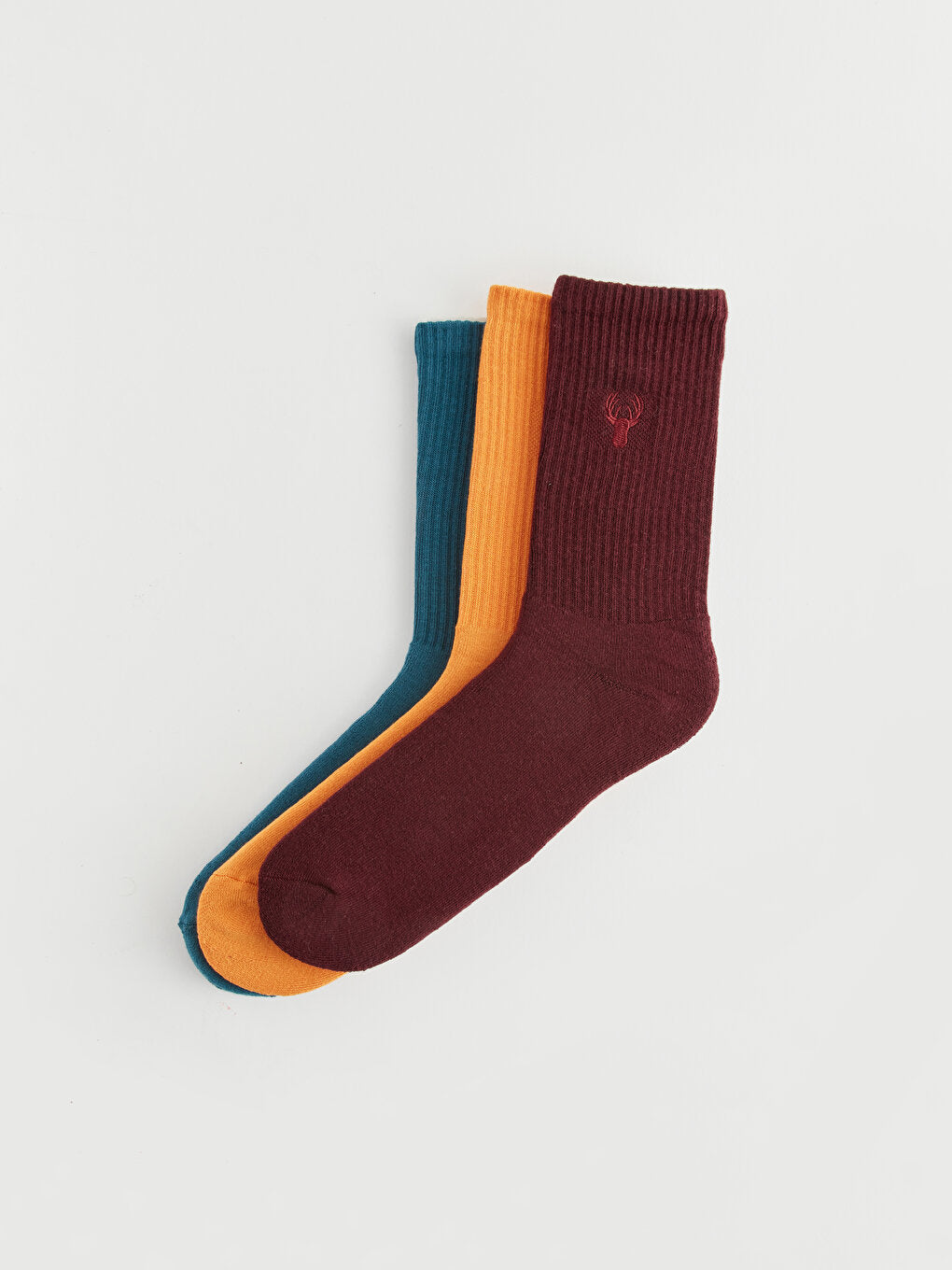 Embroidered Men's Socks 3-pack