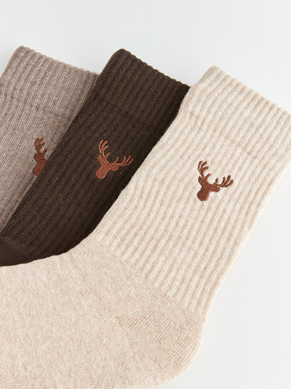 Embroidered Men's Socks 3-pack