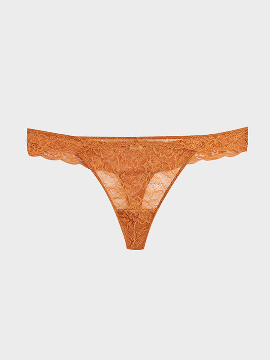 Lace Detailed Thong Panties