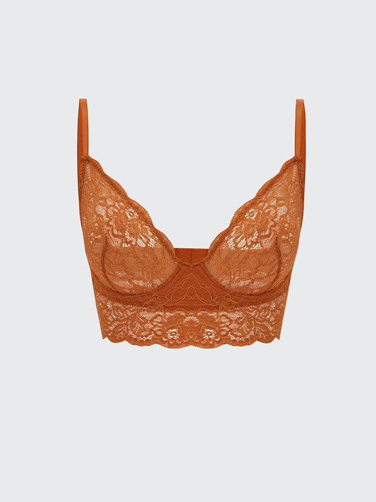 Underwire Unpadded Lace T-Shirt Bra