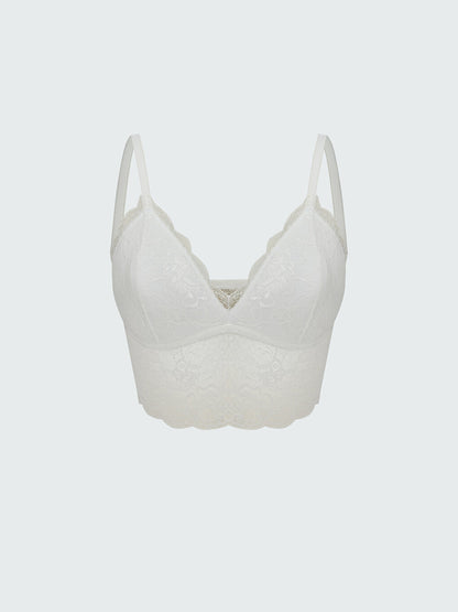 Non-wireless Padding Lace Bralette