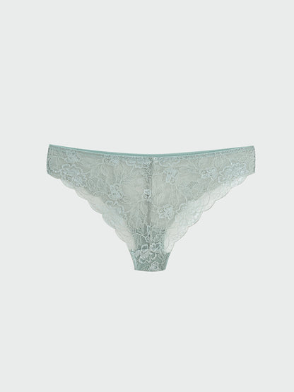 Lace Detailed Bikini Panties