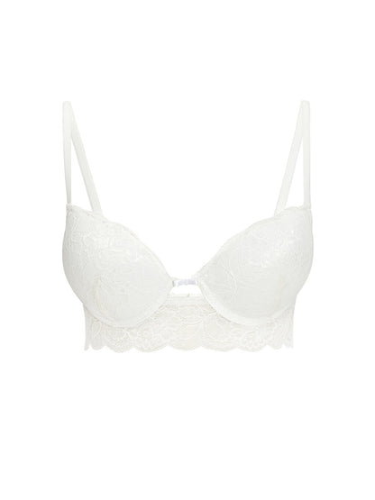 Underwire Half Padded Lace T-Shirt Bra