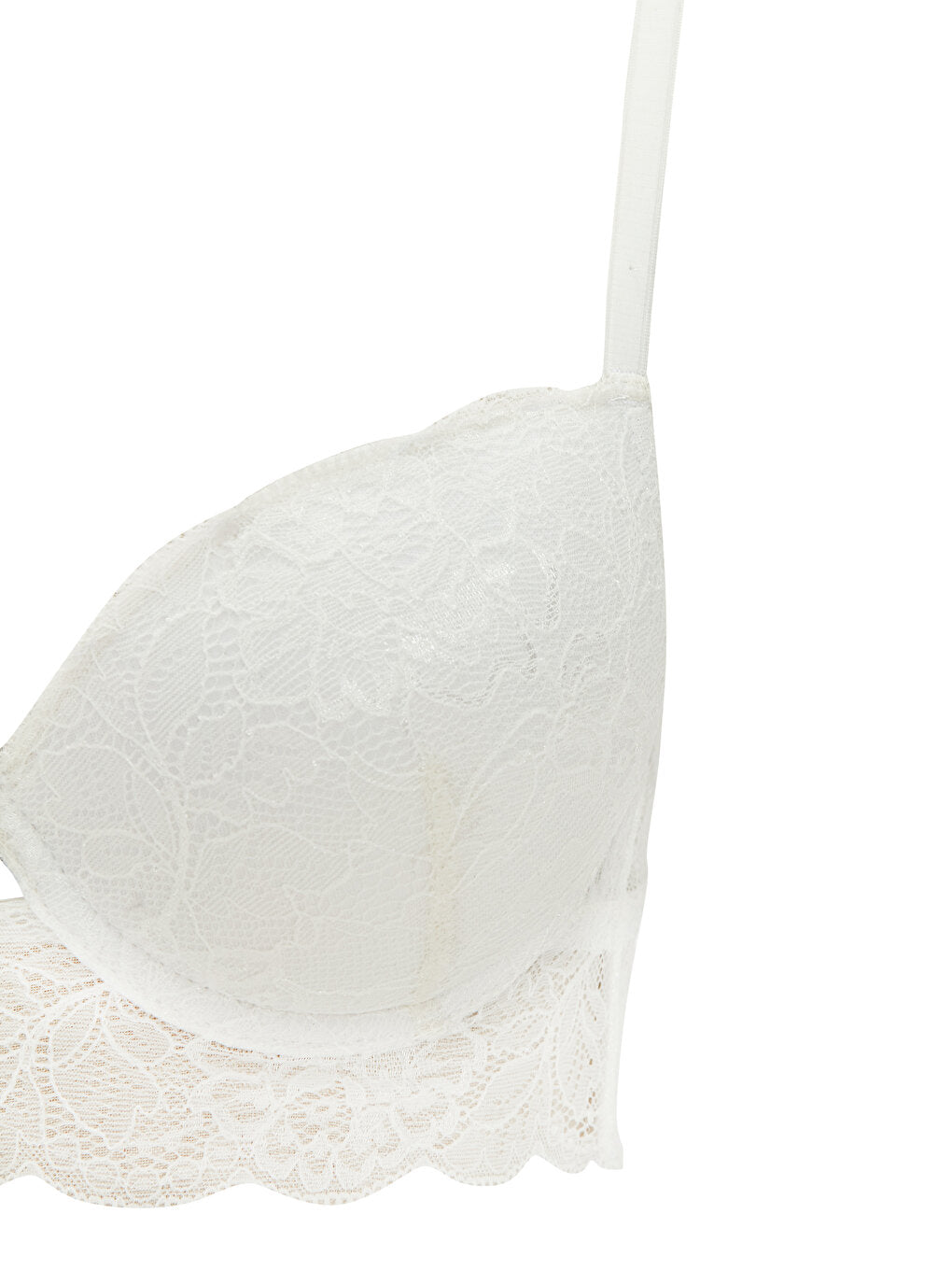 Underwire Half Padded Lace T-Shirt Bra