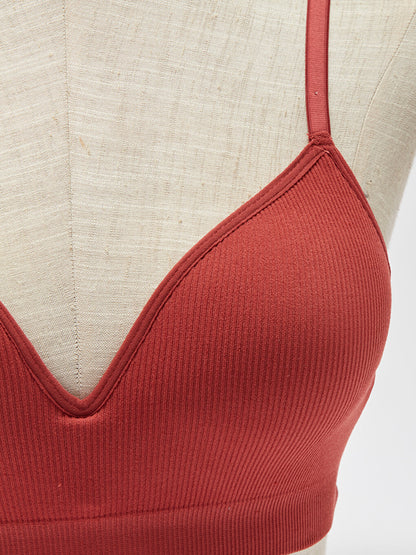 Non-Wireless Padded Plain Seamless T-Shirt Bra