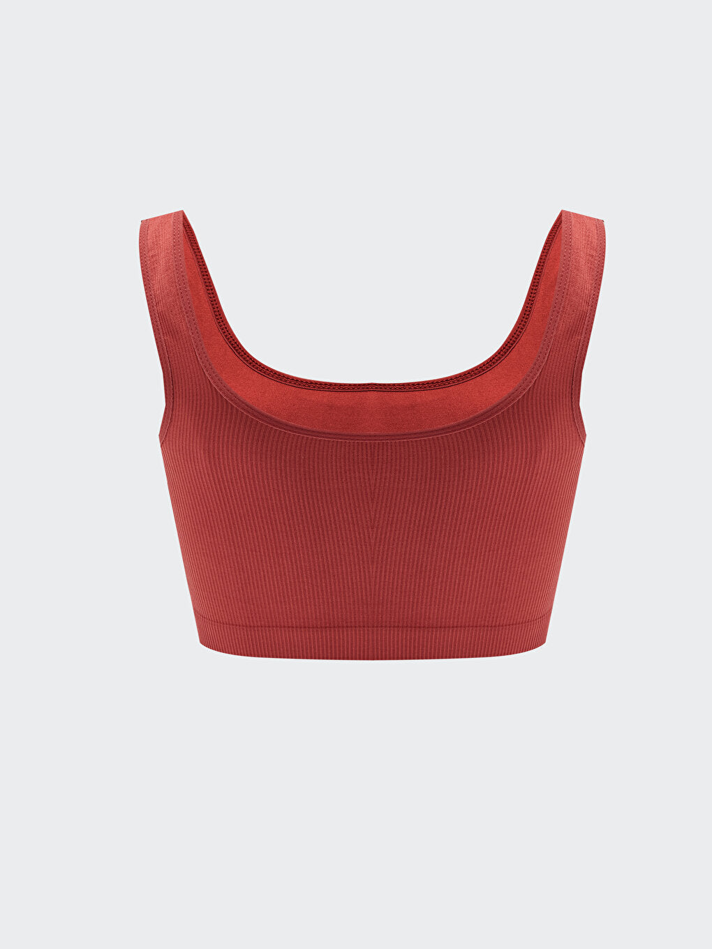 Non-Wireless Padding Plain Seamless Sports Bra