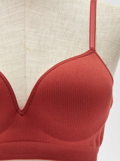 Underwire Padded Plain T-Shirt Bra