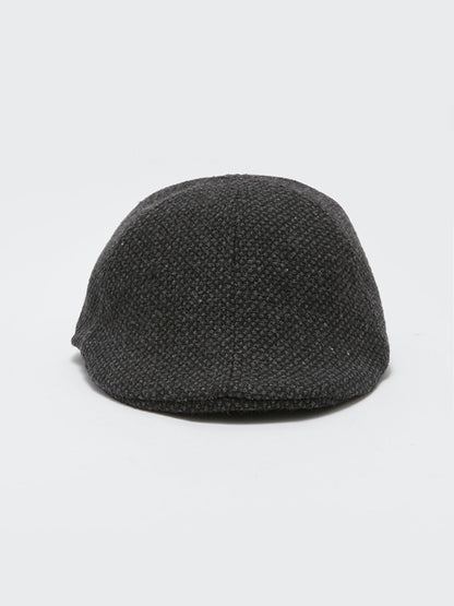 Herringbone Patterned Men's Cap Hat