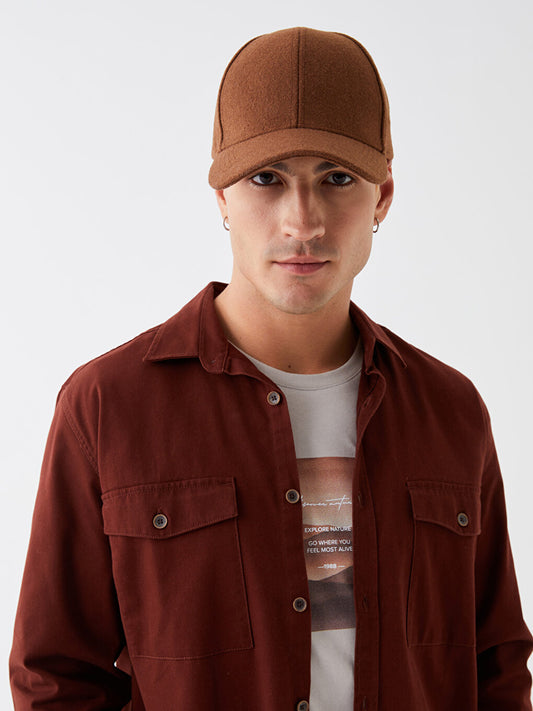 Flat Stamp Men's Cap Hat