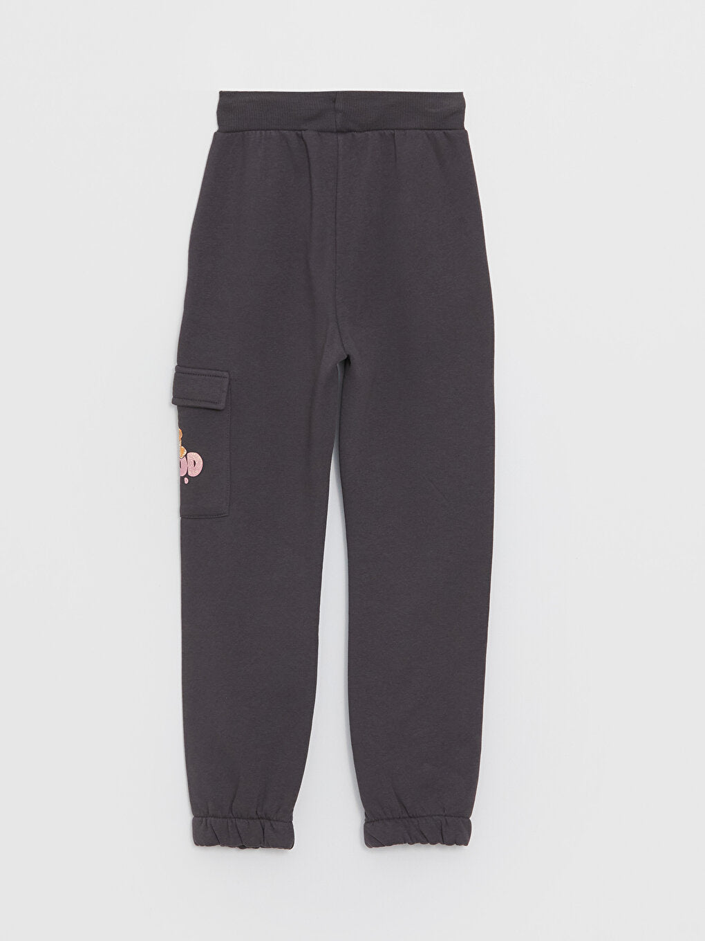 Girls' Cargo Sweatpants with Elastic Waist