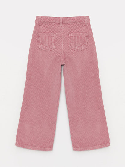 Wideleg Velvet Girls' Trousers